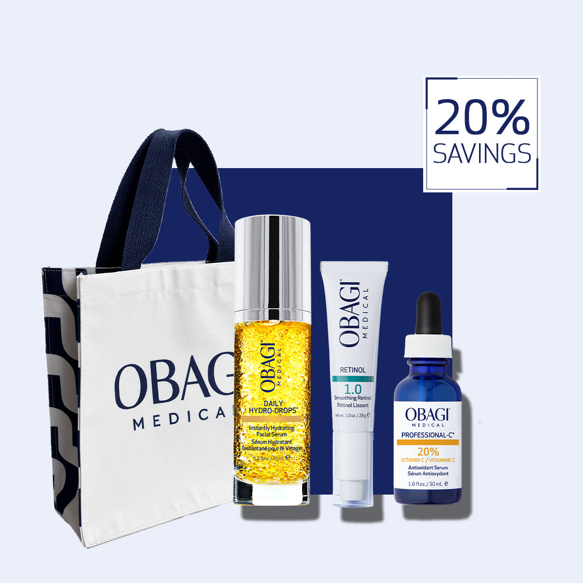 Power ABC Bestsellers Skincare Set 10 15 20 | Obagi Singapore