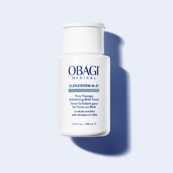 OBAGI CLENZIderm M.D. Pore Therapy 2% Salicylic Acid BHA Exfoliating Toner Bottle